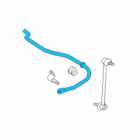 OEM 2007 Lexus RX350 Bar, Stabilizer, Rear Diagram - 48805-0E010