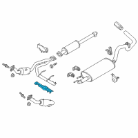 OEM 2016 Ford F-150 Converter Shield Diagram - FL3Z-5E258-A