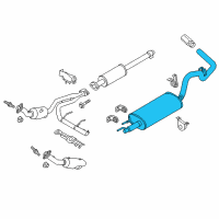 OEM 2016 Ford F-150 Muffler Diagram - GL3Z-5230-B