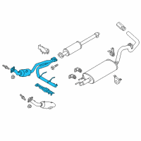 OEM 2016 Ford F-150 Catalytic Converter Diagram - FL3Z-5E212-M