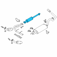 OEM 2018 Ford F-150 Front Pipe Diagram - GL3Z-5A212-B