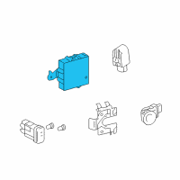 OEM 2008 Toyota FJ Cruiser Control Module Diagram - 89340-35010