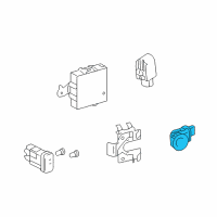 OEM 2008 Toyota FJ Cruiser Reverse Sensor Diagram - 89341-33050