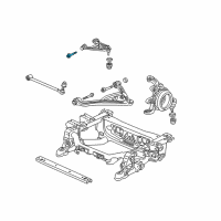 OEM 2004 Honda S2000 Bolt B, Shock Absorber Bracket Diagram - 90172-SP0-000