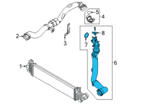 OEM 2022 Ford Bronco Sport TUBE - OUTLET Diagram - LX6Z-6F073-L