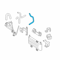 OEM 1996 Nissan Pathfinder Hose-Oil Cooler Diagram - 21633-0W001