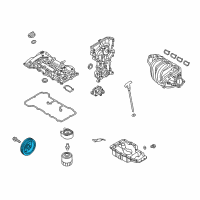 OEM 2018 Hyundai Sonata Pulley-Damper Diagram - 23124-2E312