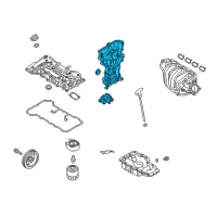 OEM Hyundai Cover Assembly-Timing Chain Diagram - 21350-2E450