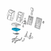 OEM 2022 Cadillac XT6 Seat Cushion Pad Diagram - 84664264