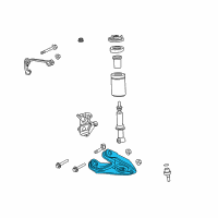 OEM Ford F-150 Heritage Lower Control Arm Diagram - 7L3Z-3078-C