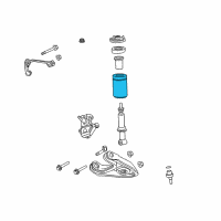 OEM Ford Coil Spring Diagram - 8L3Z-5310-U