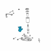 OEM 2004 Ford F-150 Heritage Knuckle Diagram - 7L3Z-3106-A