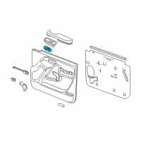 OEM 2004 Chevrolet Silverado 1500 Switch Asm-Door Lock & Side Window Diagram - 15883323