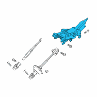 OEM Ford Mustang Column Assembly Diagram - GR3Z-3C529-J