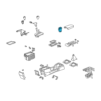 OEM Honda Accord Switch Assembly, Driver Side Heated Seat Diagram - 35650-SDN-A01