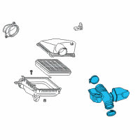 OEM 2014 Lexus LX570 Hose Assy, Air Cleaner Diagram - 17880-38040