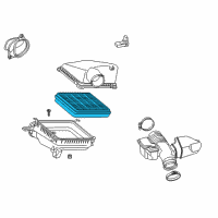 OEM 2008 Toyota Land Cruiser Element Diagram - 17801-38030