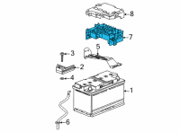 OEM Cadillac CT4 Fuse Box Diagram - 84514497