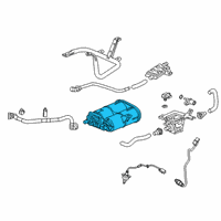 OEM Honda Insight Canister Assembly Diagram - 17300-TXM-A03