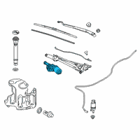 OEM 2017 Chevrolet Malibu Front Motor Diagram - 23353578