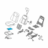 OEM 2011 Ford Fiesta Seat Heater Diagram - BE8Z-14D696-A