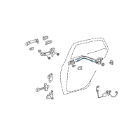 OEM Scion Lock Cable Diagram - 69770-52060