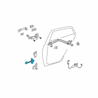 OEM 2010 Scion xD Door Check Diagram - 68630-52090