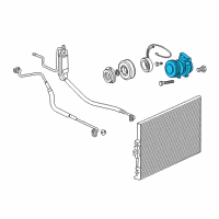 OEM 2004 Jeep Grand Cherokee COMPRES0R-Air Conditioning Diagram - 55116806AD