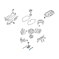 OEM 2009 Infiniti FX35 Wrench-Wheel Nut Diagram - 99545-AA36C