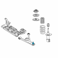 OEM 2006 Chrysler PT Cruiser Ball Join-Lower Control Arm Diagram - 4656010AE