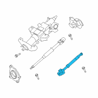 OEM Ford F-350 Super Duty Lower Shaft Diagram - 7C3Z-3B676-C