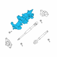 OEM 2009 Ford F-250 Super Duty Steering Column Diagram - 9C3Z-3C529-J