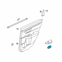 OEM Honda CR-V Switch Assy., RR. Power Window Diagram - 35770-TLA-A01