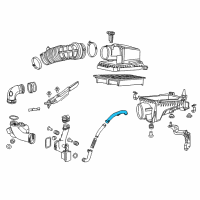 OEM 2015 Honda Civic Tube, Air Inlet (H) Diagram - 17264-RX0-A00