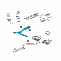 OEM 2010 Buick LaCrosse Front Pipe Diagram - 19420103