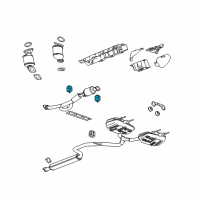 OEM 2011 Buick Regal Insulator-Exhaust Pipe Front Hanger Diagram - 13286674