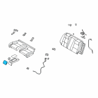 OEM 2007 Infiniti G35 Cup Holder Assembly Diagram - 88741-AC804