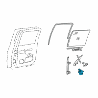 OEM 1999 Cadillac Escalade Motor Diagram - 19151990