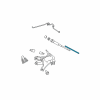 OEM 2016 Jeep Compass Blade-Rear WIPER Diagram - 5183276AA