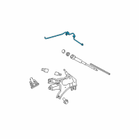 OEM 2012 Dodge Caliber Hose-LIFTGATE Washer Diagram - 5291888AB