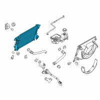 OEM 2015 Ford F-350 Super Duty Radiator Diagram - BC3Z-8005-H