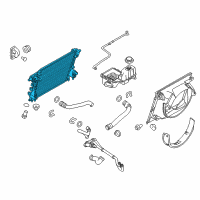 OEM 2016 Ford F-250 Super Duty Radiator Diagram - BC3Z-8005-H