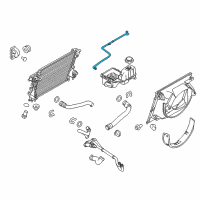 OEM Ford Overflow Hose Diagram - BC3Z-8075-D