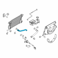 OEM 2011 Ford F-250 Super Duty Upper Hose Diagram - BC3Z-8260-E