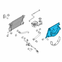 OEM 2012 Ford F-350 Super Duty Upper Shroud Diagram - BC3Z-8146-G