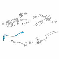 OEM Toyota Highlander Front Oxygen Sensor Diagram - 89467-48200