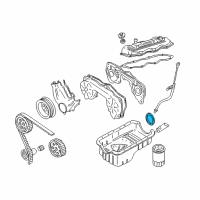 OEM Nissan 200SX Seal-Oil, CRANKSHAFT Rear Diagram - 12279-55Y00