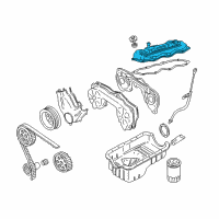 OEM Nissan Xterra Cover Assy-Valve Rocker Diagram - 13265-4S100