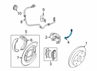 OEM Nissan Frontier HOSE ASSY-BRAKE Diagram - 46211-9BU0A