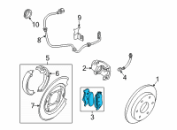 OEM 2021 Nissan Frontier Pad Kit-Disc Br Diagram - D4060-9BT0A